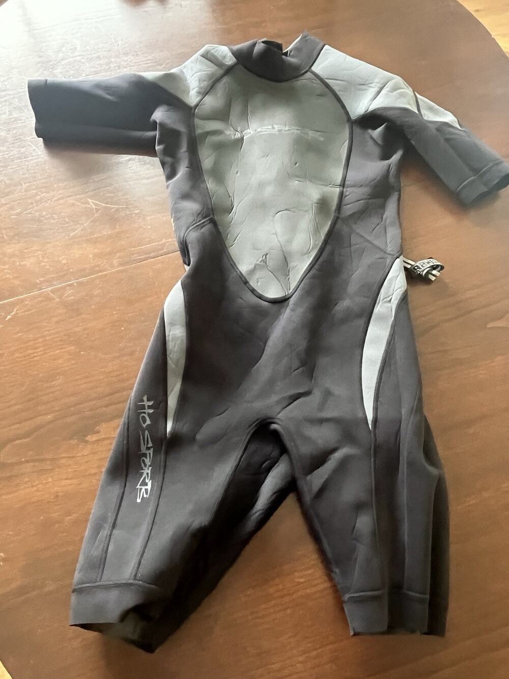 HO Sports Men’s M Shorty Wetsuit Neoprene Wakeboard Surf Dive w/ Utility Pocket